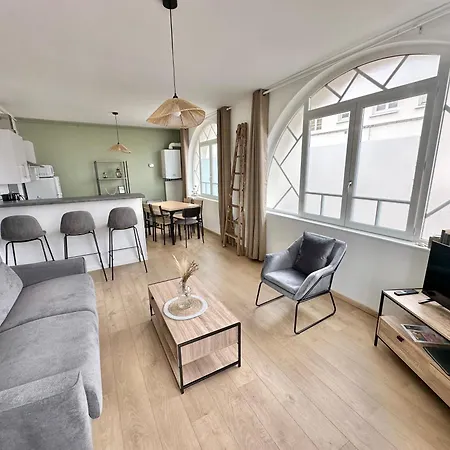 Appartamento Emma - Familial En Rdc Avec Garage à 2 Min à Pieds De La De Berck